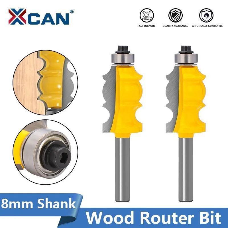 XCAN Wood Router Bit 8mm Shank Carbide Molding Router Bit Trimming Wood Milling Cutter for Woodworking Cutter Tools
XCAN Wood Router Bit 8mm Shank Carbide Molding Router Bit Trimming Wood Milling Cutter for Woodworking Cutter Tools