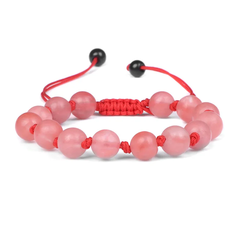 Matte Red Watermelon Quartzs Bracelets For Women Adjustable Red Rope Braided Bracelet Girl Party Friendship Wristbands Jewelry
Matte Red Watermelon Quartzs Bracelets For Women Adjustable Red Rope Braided Bracelet Girl Party Friendship Wristbands Jewelry