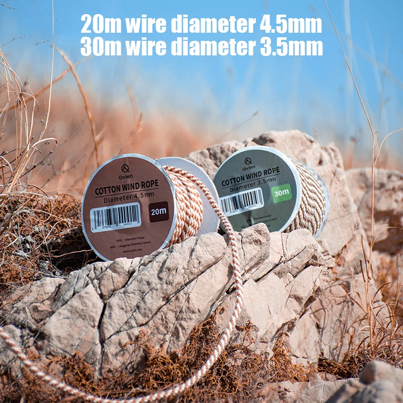 20 / 30 Meters Camping Tent Accessories for Tents Reflective Windproof Rope Canopy Non-Slip Rope for Outdoor Camping Tents
20 / 30 Meters Camping Tent Accessories for Tents Reflective Windproof Rope Canopy Non-Slip Rope for Outdoor Camping Tents