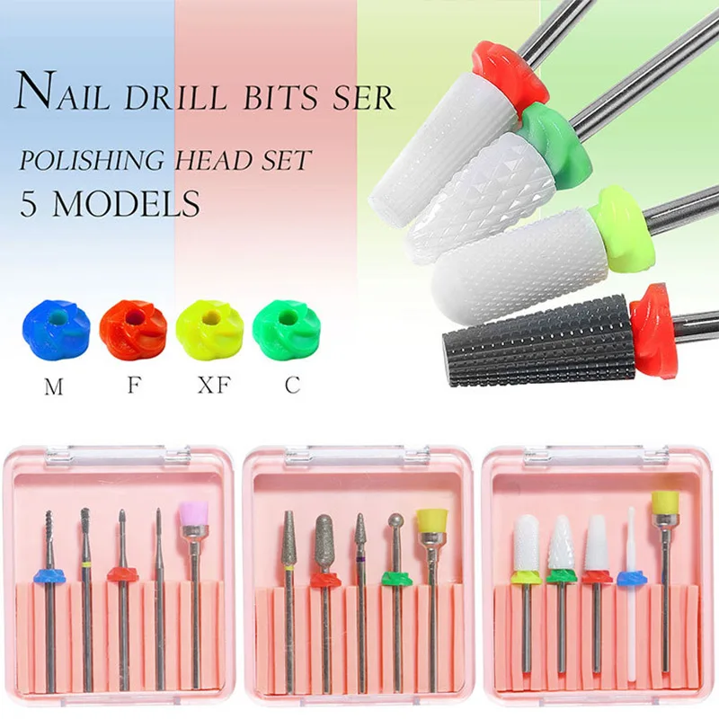 5Pcs Tungsten steel Nail Drill Bits Set Milling Cutters for Manicure Pedicure Nail Drill Accessory Salon Nail Drill File Cuticle
5Pcs Tungsten steel Nail Drill Bits Set Milling Cutters for Manicure Pedicure Nail Drill Accessory Salon Nail Drill File Cuticle