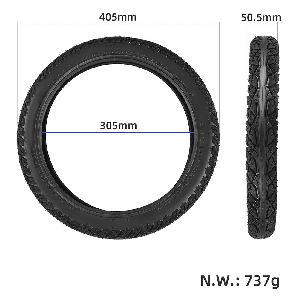 Bicycle Tires Tire Replacements 16 Inch 16*2.125(57-305) Accessories Black Parts Outdoor Sports Durable Electric Bike
Bicycle Tires Tire Replacements 16 Inch 16*2.125(57-305) Accessories Black Parts Outdoor Sports Durable Electric Bike