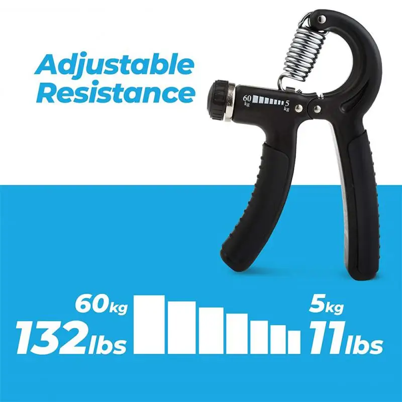 5-60Kg Gym Fitness Hand Grip Countable Adjustable Finger Heavy Exerciser Strength For Muscle Recovery Hand Gripper Trainer
5-60Kg Gym Fitness Hand Grip Countable Adjustable Finger Heavy Exerciser Strength For Muscle Recovery Hand Gripper Trainer