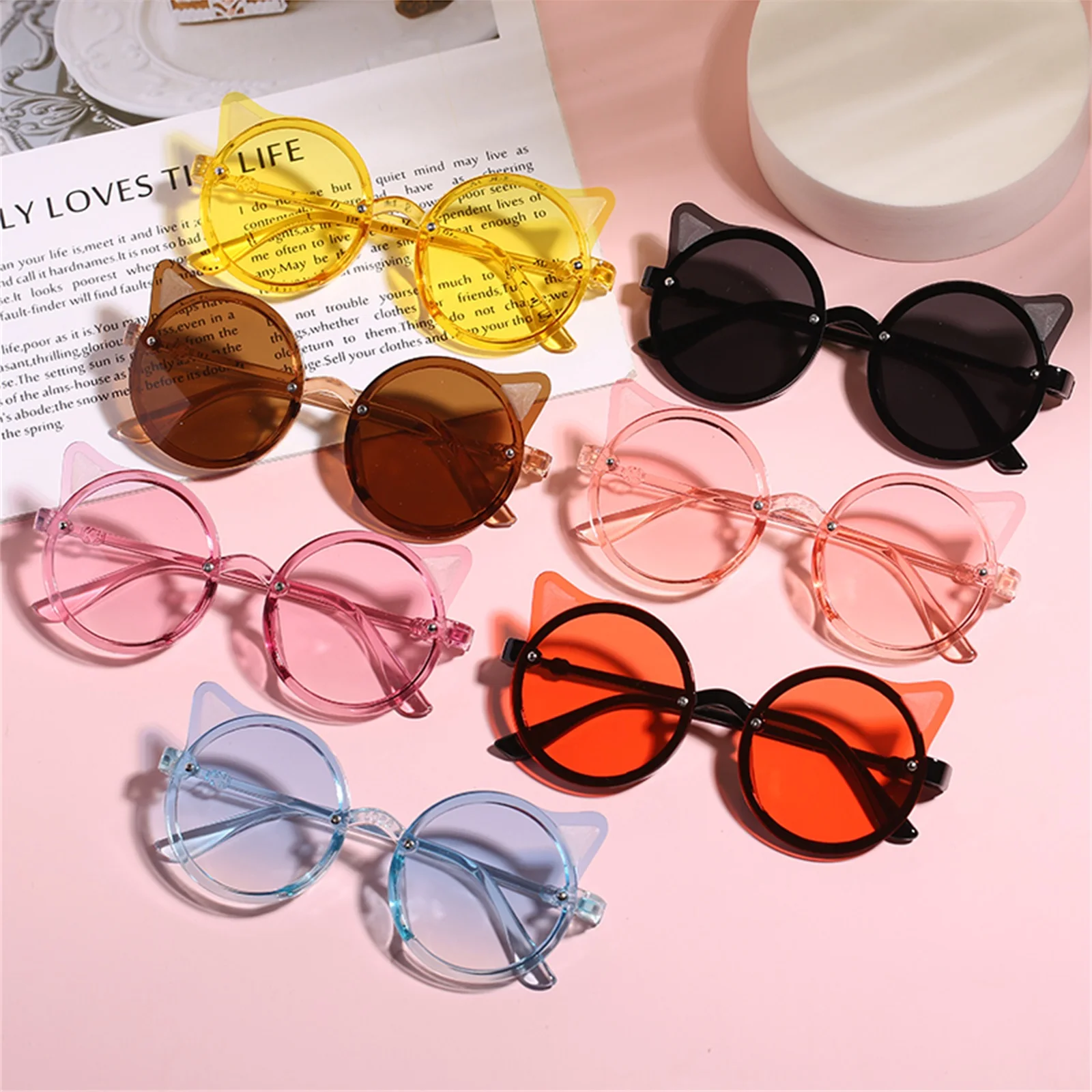 Kids Cute anti-UV Round Cartoon Glasses for Boys Girls Sunglasses UV400 Protection Sunglasses Photo Party Birthday Gift Props
Kids Cute anti-UV Round Cartoon Glasses for Boys Girls Sunglasses UV400 Protection Sunglasses Photo Party Birthday Gift Props