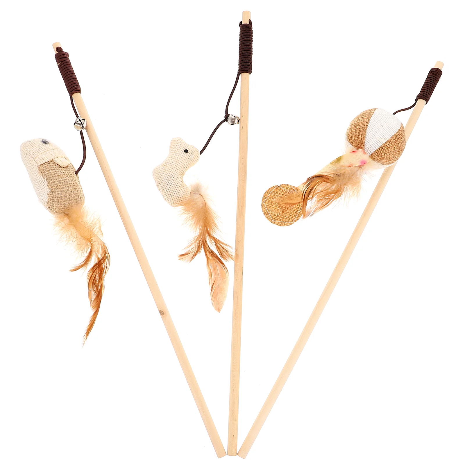 Cat Toy Wand Teaser Kitten Toys Stick Wood Interactive Pet Teasing Rod Catnip Supplies Play Catcher Retractable Fun Interesting
Cat Toy Wand Teaser Kitten Toys Stick Wood Interactive Pet Teasing Rod Catnip Supplies Play Catcher Retractable Fun Interesting