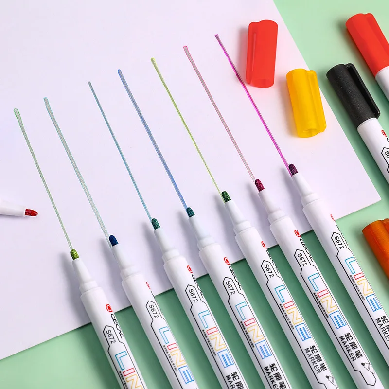 12 Color Drawing Handbook Highlighter Set Kawaii Stationery Double Line Outline Marker Pen for Kids School Painting Art Supplies
12 Color Drawing Handbook Highlighter Set Kawaii Stationery Double Line Outline Marker Pen for Kids School Painting Art Supplies