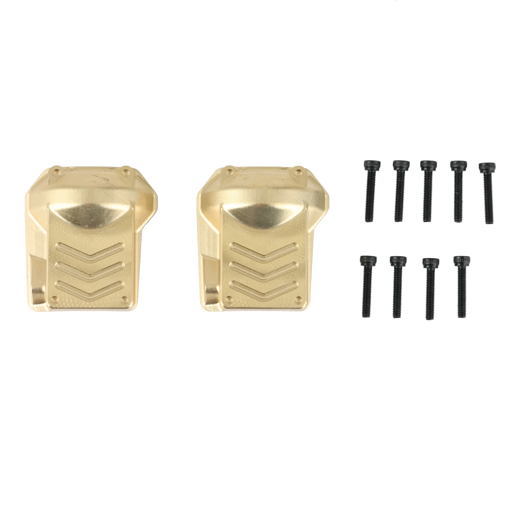 2Pcs Brass Diff Cover Heavy Duty Differential Axle Housing Cover for 1/10 RC Crawler Car Traxxas TRX-4 Upgrades Parts
2Pcs Brass Diff Cover Heavy Duty Differential Axle Housing Cover for 1/10 RC Crawler Car Traxxas TRX-4 Upgrades Parts