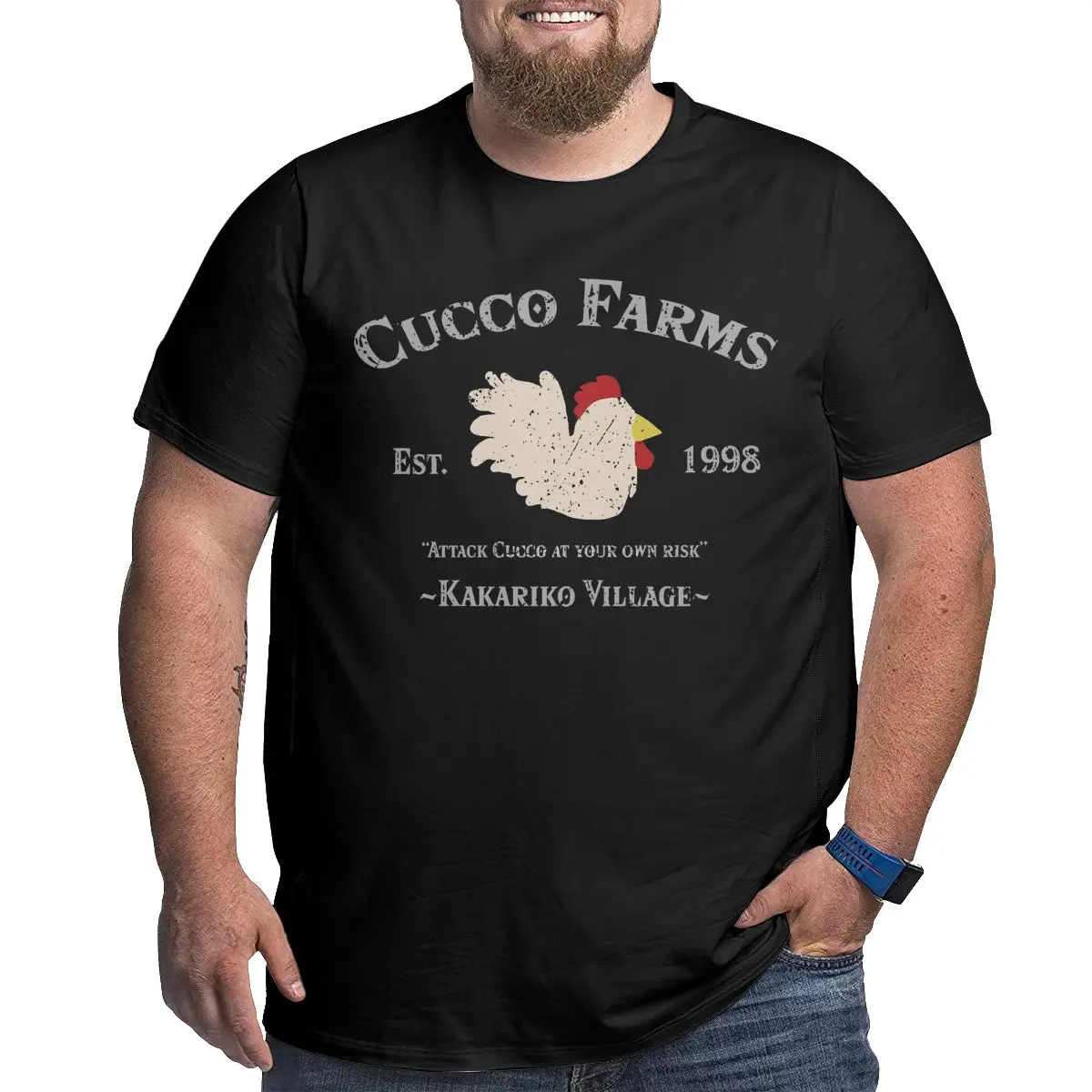 Мужская футболка с круглым вырезом 
Мужская футболка с круглым вырезом