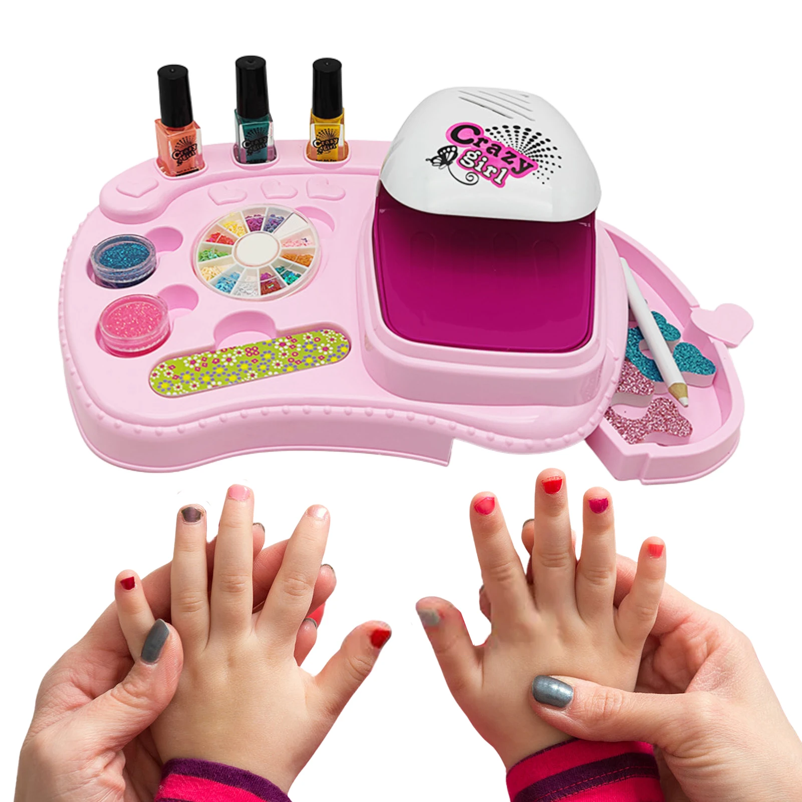 Kids Nail Polish Set For Girls Girls Nair Art Kit Nail Decoration Accessories Nail Kit For Girls Nail Polish And Nail Dryer Set
Kids Nail Polish Set For Girls Girls Nair Art Kit Nail Decoration Accessories Nail Kit For Girls Nail Polish And Nail Dryer Set