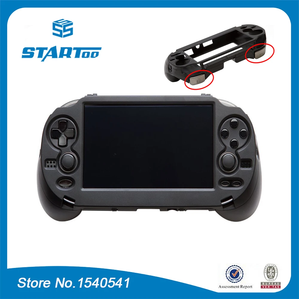 

Matte Hand Grip Handle Joypad Stand Case Shell Protect with L2 R2 Trigger Button For PSV1000 PSV 1000 PS VITA 1000 Game Console