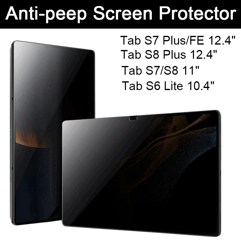 2PCS For Samsung Galaxy Tab A8 2021 10.5" Privacy Screen Protector Tab S8 S7 S6 Lite S7 FE S8 Plus Ultra Anti-Peeping Anti-spy
2PCS For Samsung Galaxy Tab A8 2021 10.5" Privacy Screen Protector Tab S8 S7 S6 Lite S7 FE S8 Plus Ultra Anti-Peeping Anti-spy