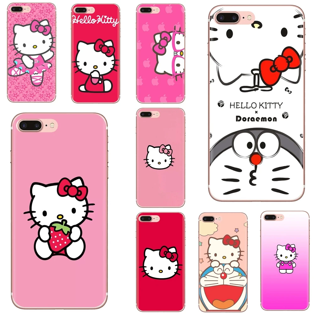 Чехлы из ТПУ для Samsung Galaxy Note 3 4 5 8 9 S3 S4 S5 Mini S6 S7 Edge S8 S9 S10 Plus Hello Kitty забавные |