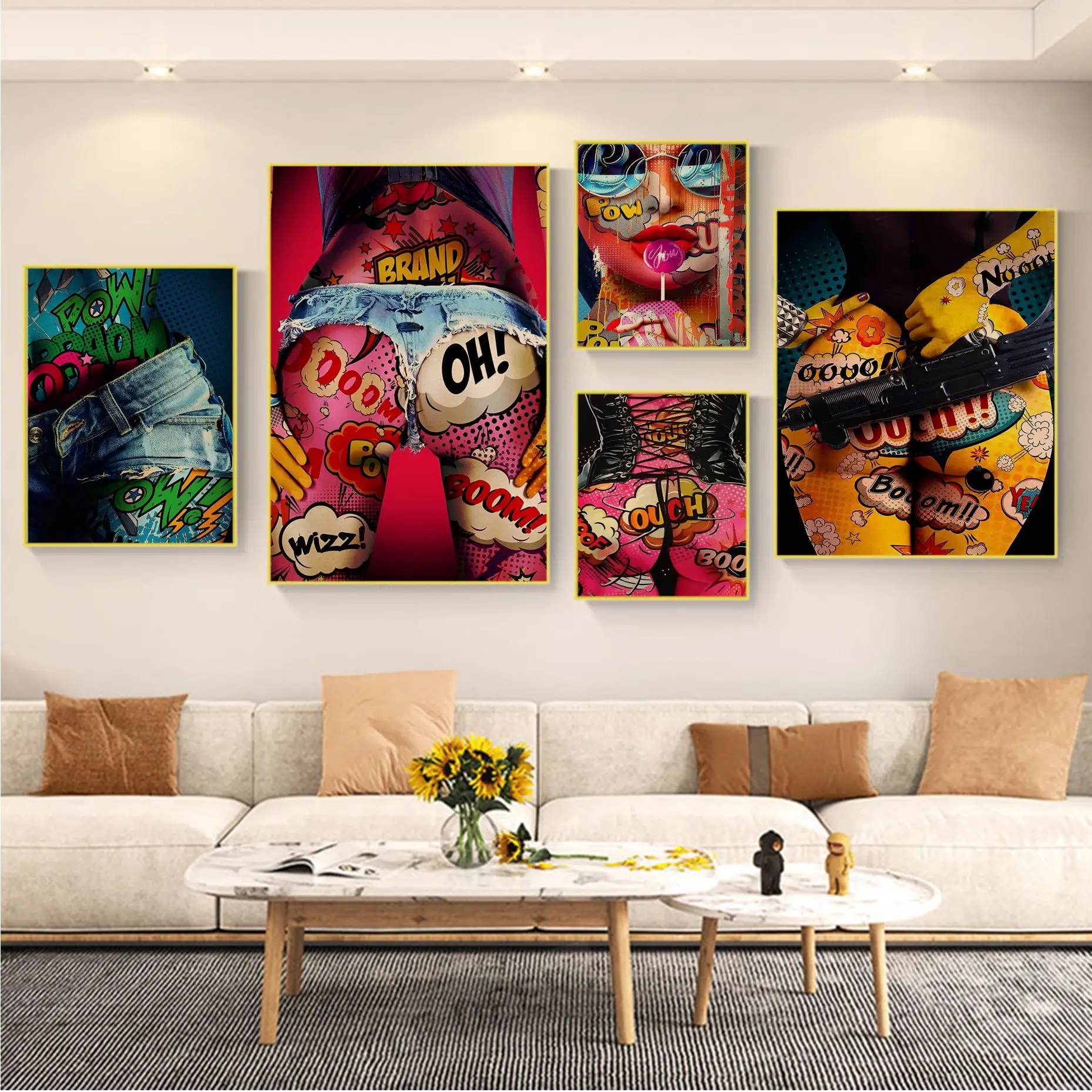 Modern Pop Street Artwork Cool Girls Oil Paintings Good Quality Prints and Posters Kraft Paper Prints and Posters Wall Stickers
Modern Pop Street Artwork Cool Girls Oil Paintings Good Quality Prints and Posters Kraft Paper Prints and Posters Wall Stickers