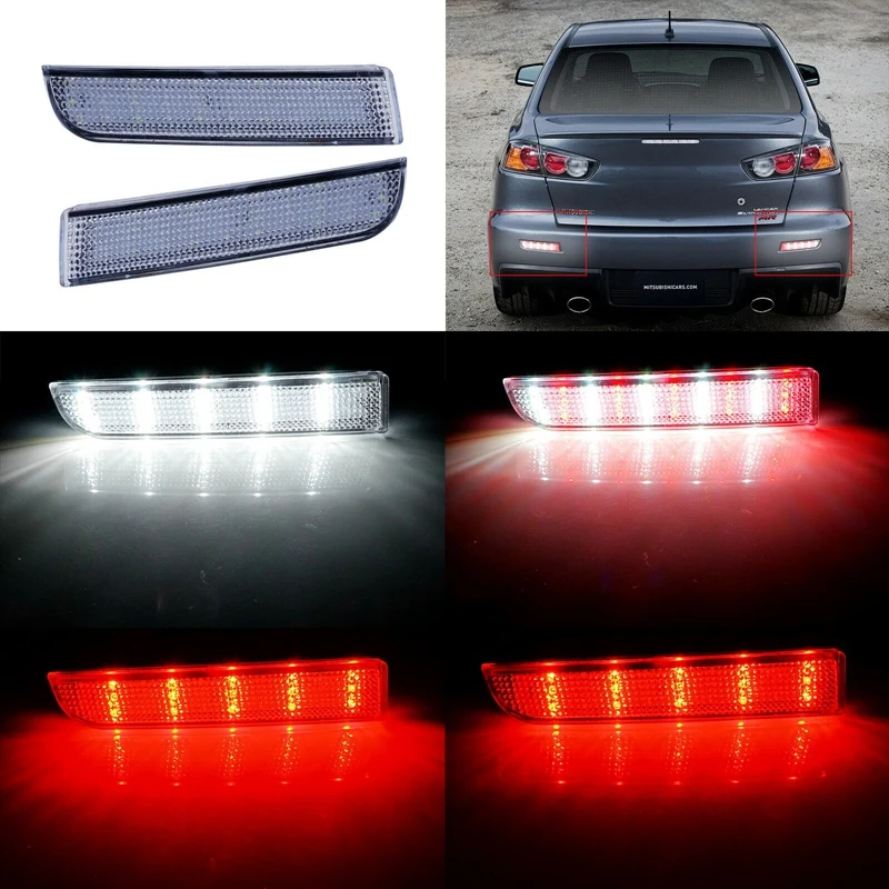 Car Clear Lens LED Rear Reflector Brake Light Lamps for Mitsubishi Lancer 2008-2014
Car Clear Lens LED Rear Reflector Brake Light Lamps for Mitsubishi Lancer 2008-2014