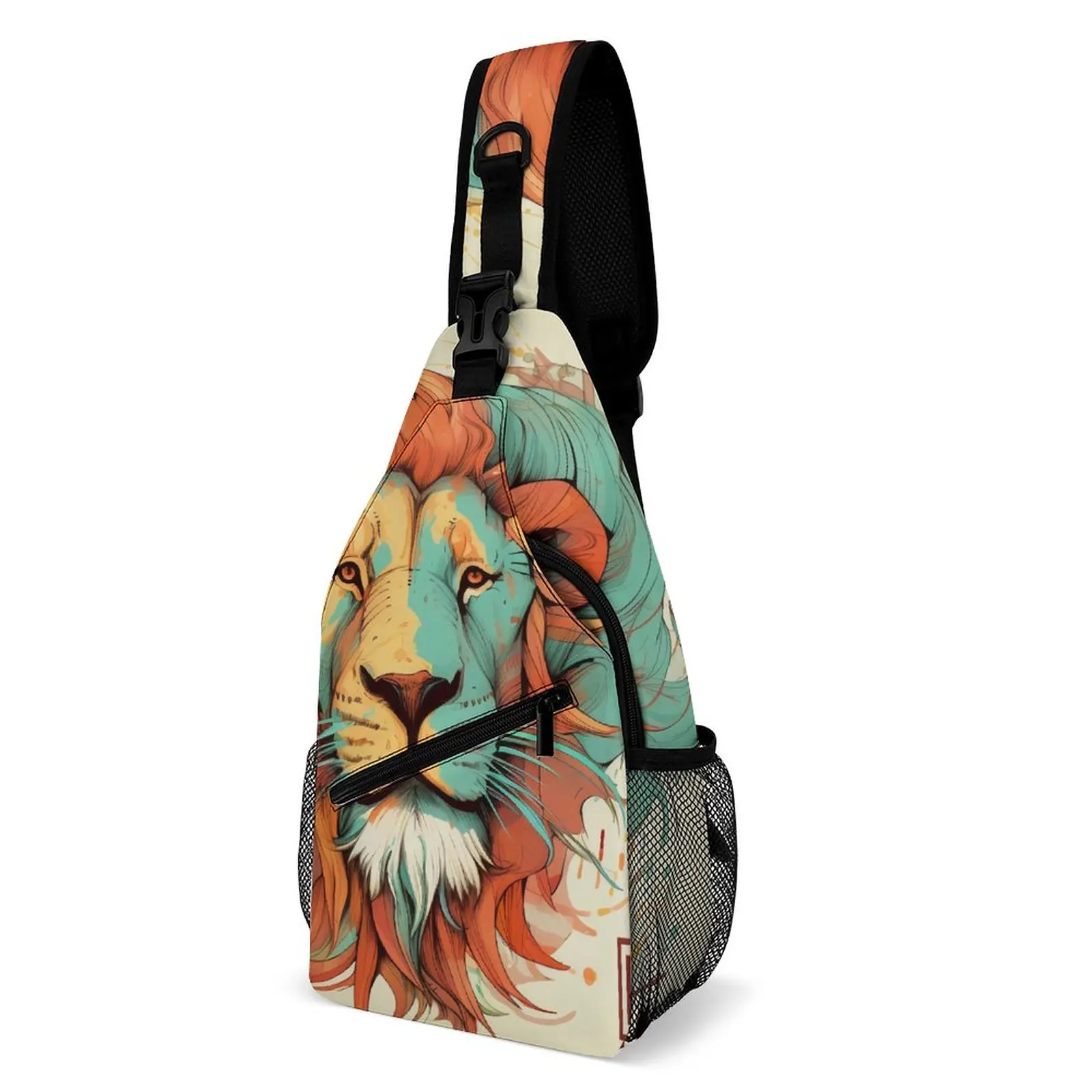 Lion Chest Bags Cartoon Realistic Motorcycle Shoulder Bag Fashion Graphic Design Crossbody Bag University Running Sling Bags
Lion Chest Bags Cartoon Realistic Motorcycle Shoulder Bag Fashion Graphic Design Crossbody Bag University Running Sling Bags