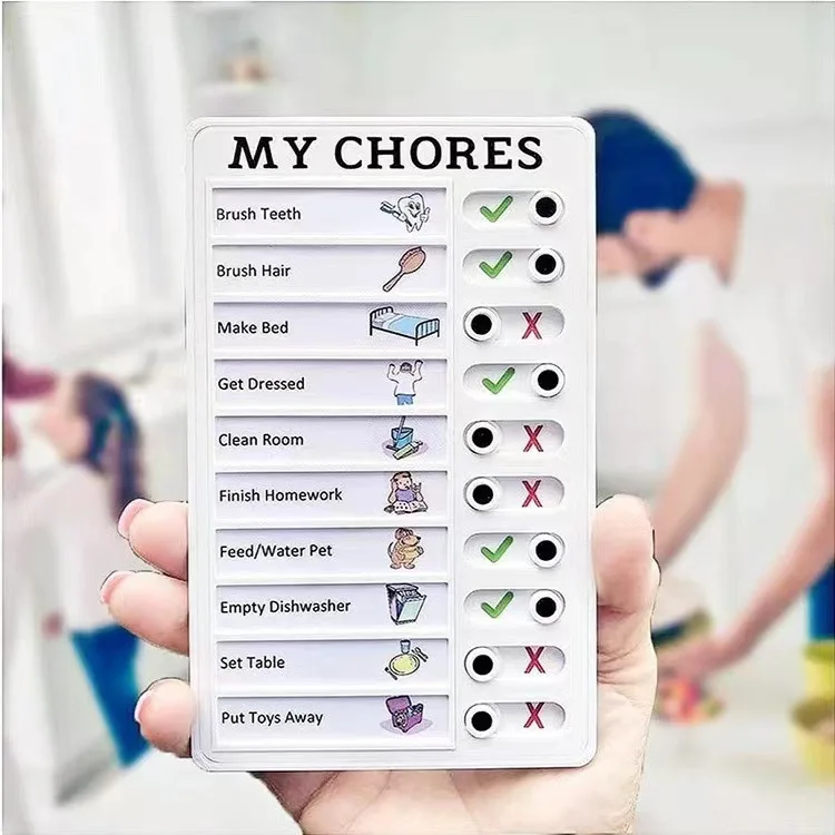 Daily Task Planning Board Students Self-discipline Punch Card Device Detachable Chores Checklist Schedule Memo Memorandum Boards
Daily Task Planning Board Students Self-discipline Punch Card Device Detachable Chores Checklist Schedule Memo Memorandum Boards