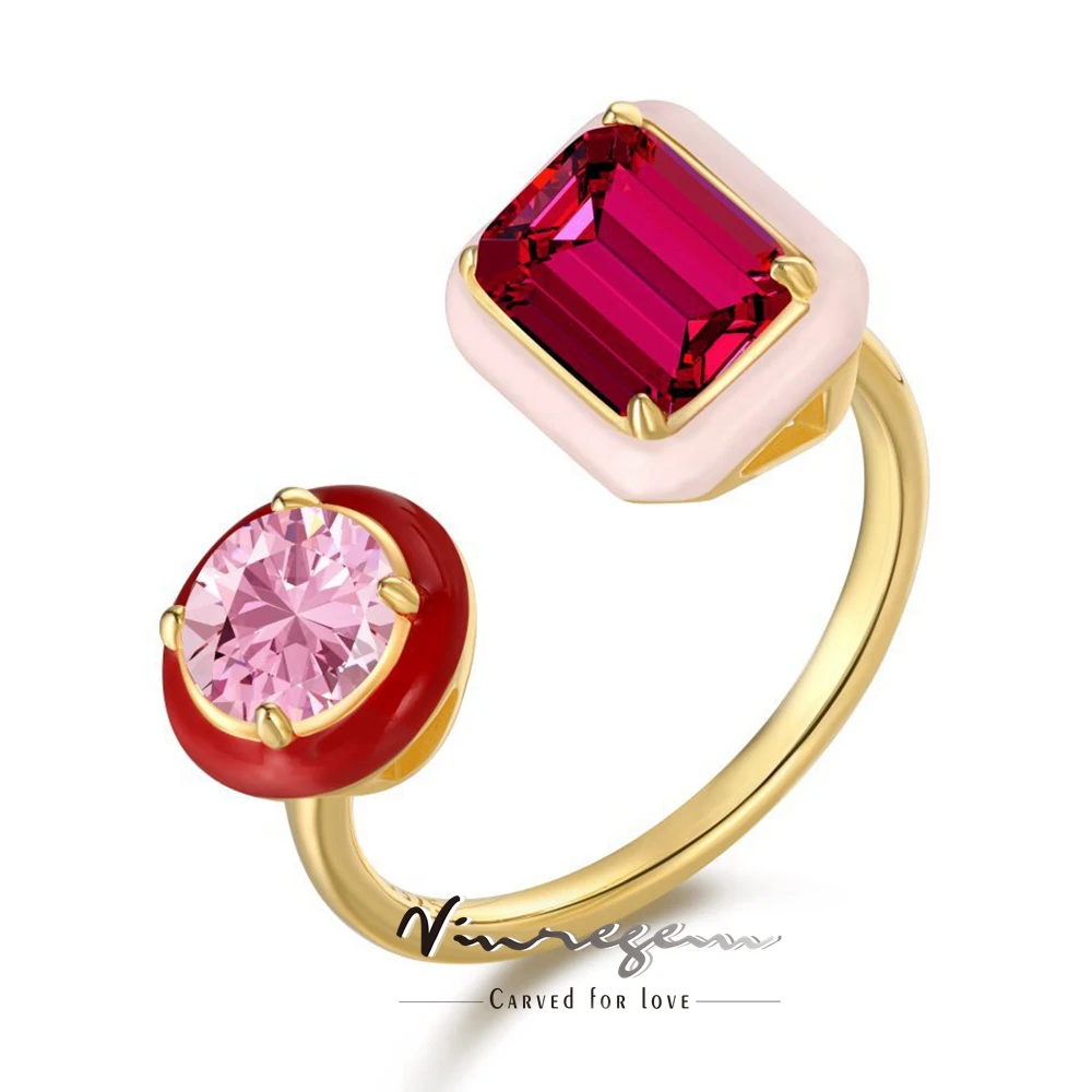 Vinregem Round Heart Pear Emerald Cut Lab Created Ruby Gemstone 925 Sterling Silver Fine Fashion Open Ring Jewelry Wholesale
Vinregem Round Heart Pear Emerald Cut Lab Created Ruby Gemstone 925 Sterling Silver Fine Fashion Open Ring Jewelry Wholesale