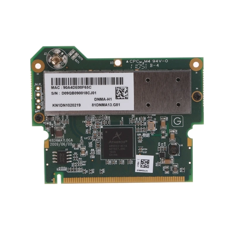 896F DNMA H1 AR9223 Компьютерный сетевой адаптер Высокоскоростная карта Wi-Fi Mini-PCI Wi-Fi
896F DNMA H1 AR9223 Компьютерный сетевой адаптер Высокоскоростная карта Wi-Fi Mini-PCI Wi-Fi
