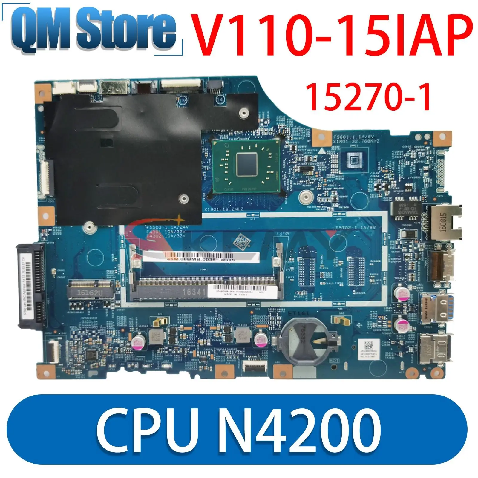 LV114A 15270-1 for Lenovo V110 110-15IAP V110-15IAP laptop motherboard 448.08A03.0011 with CPU N4200 DDR3 100% test
LV114A 15270-1 for Lenovo V110 110-15IAP V110-15IAP laptop motherboard 448.08A03.0011 with CPU N4200 DDR3 100% test
