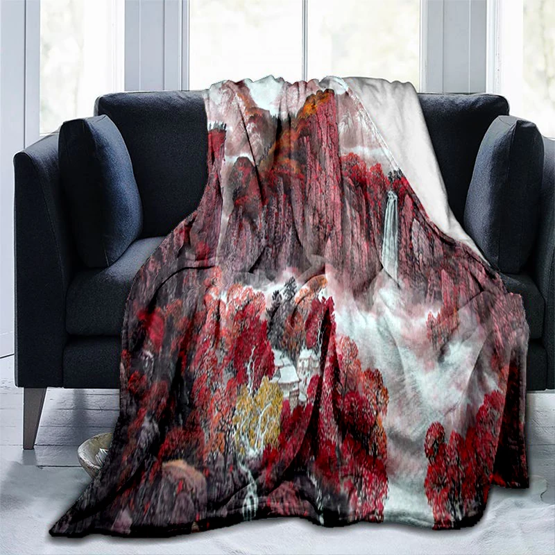 Chinese Painting Landscape Blanket Flannel Throw Blanket Teens and Adult Personality Relatives and Friends Blanket Souvenir Gift
Chinese Painting Landscape Blanket Flannel Throw Blanket Teens and Adult Personality Relatives and Friends Blanket Souvenir Gift