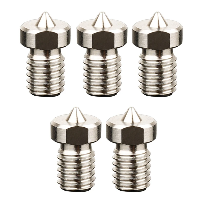 5 Pcs Titanium Alloy Nozzle Thread Extruder Print Head Nozzle For 3D Printers Motor Couplings Nozzle
5 Pcs Titanium Alloy Nozzle Thread Extruder Print Head Nozzle For 3D Printers Motor Couplings Nozzle