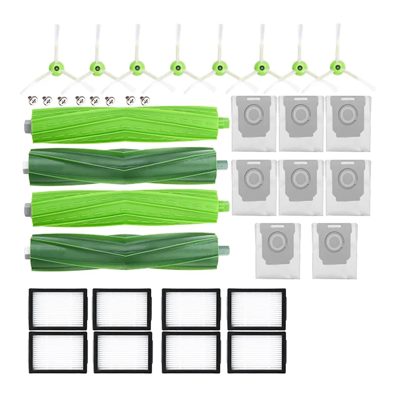 Replacement Part Main Brush Side Brushes HEPA Filters Compatible for IRobot Roomba I3 I7 E5 Vacuum Cleaner Accessories
Replacement Part Main Brush Side Brushes HEPA Filters Compatible for IRobot Roomba I3 I7 E5 Vacuum Cleaner Accessories