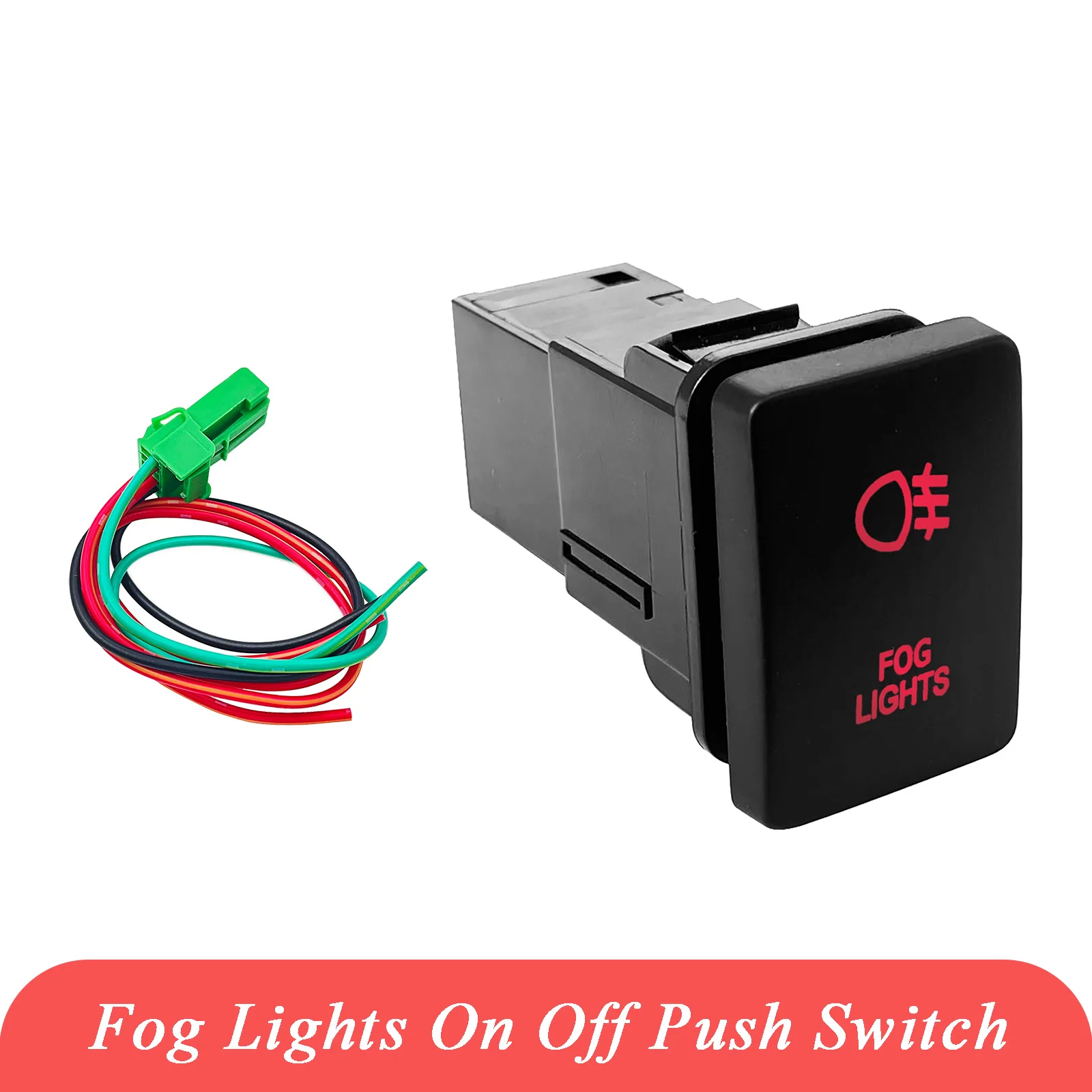 12V 3A Red Led OEM Replacement Push Switch FOG LIGHTS for Toyota Hilux RAV4 Prado 150 200s Landcruiser GUN HiAce NEW
12V 3A Red Led OEM Replacement Push Switch FOG LIGHTS for Toyota Hilux RAV4 Prado 150 200s Landcruiser GUN HiAce NEW