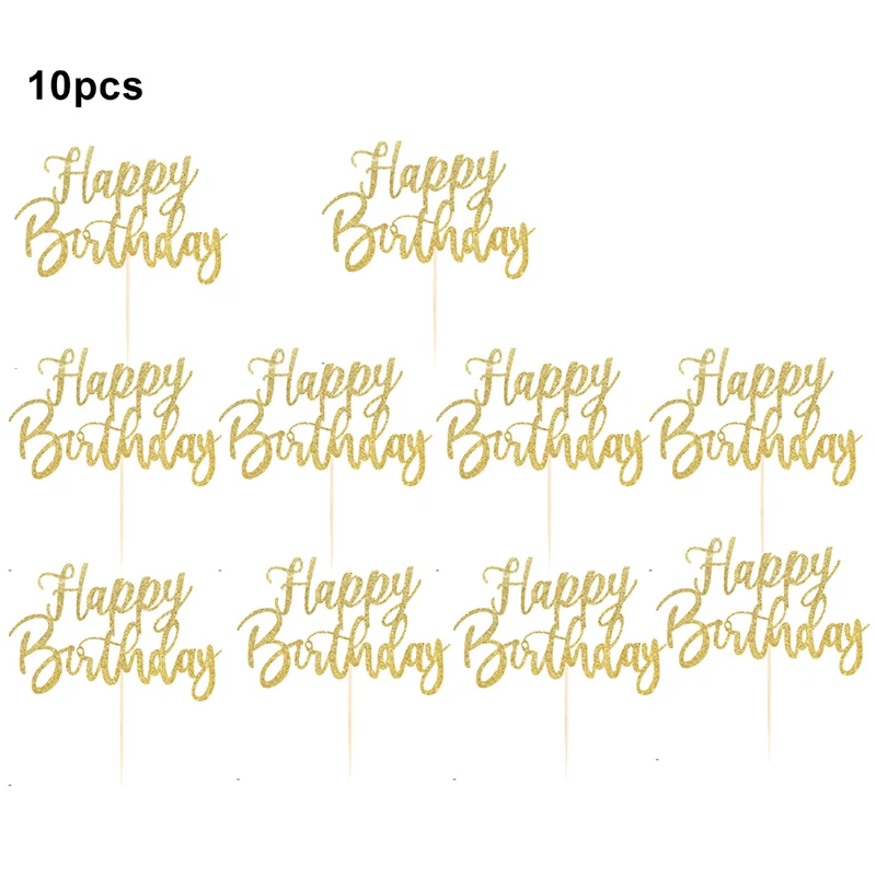 Блестящие буквенные топперы для торта Happy Birthday
Блестящие буквенные топперы для торта Happy Birthday