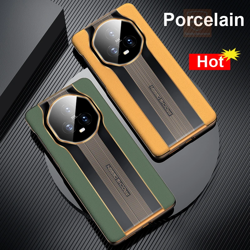 

For Huawei Honor Magic5 Pro Magic 5 Case Porcelain Phone Matte Hard Back Case For Honor Magic 5 Pro Cover Bumper Shell
