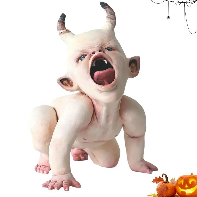 Halloween Haunted Doll Resin Zombie Baby Desktop Decoration Ghost Baby Figure Collection Model Table Decor Craft Ornaments
Halloween Haunted Doll Resin Zombie Baby Desktop Decoration Ghost Baby Figure Collection Model Table Decor Craft Ornaments