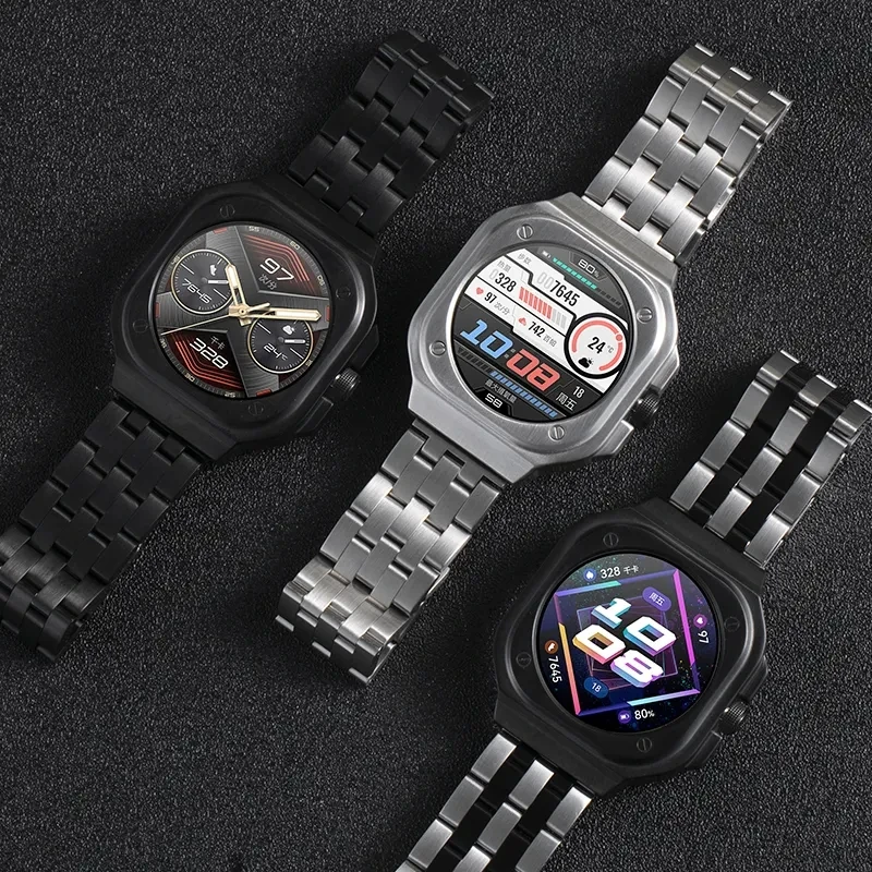 Stainless Steel Strap for HUAWEI WATCH GT Cyber,luxury Modification Kit Watchband with Watchcase For Huawei GT Cyber Bracelet
Stainless Steel Strap for HUAWEI WATCH GT Cyber,luxury Modification Kit Watchband with Watchcase For Huawei GT Cyber Bracelet