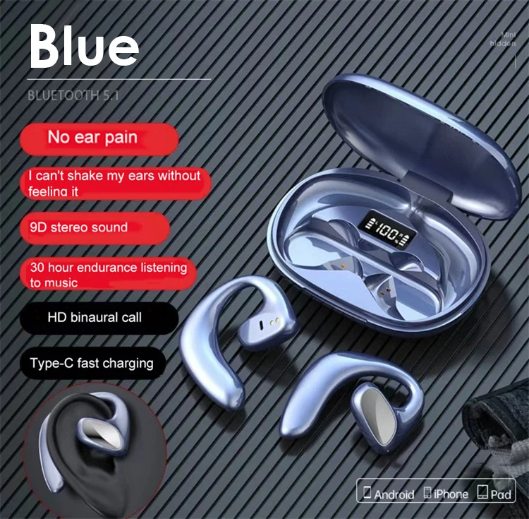 Air Conduction Earphones Sports Waterproof Headsets Noise Reduction Headphones For Samsung Xiaomi With Mic
Air Conduction Earphones Sports Waterproof Headsets Noise Reduction Headphones For Samsung Xiaomi With Mic