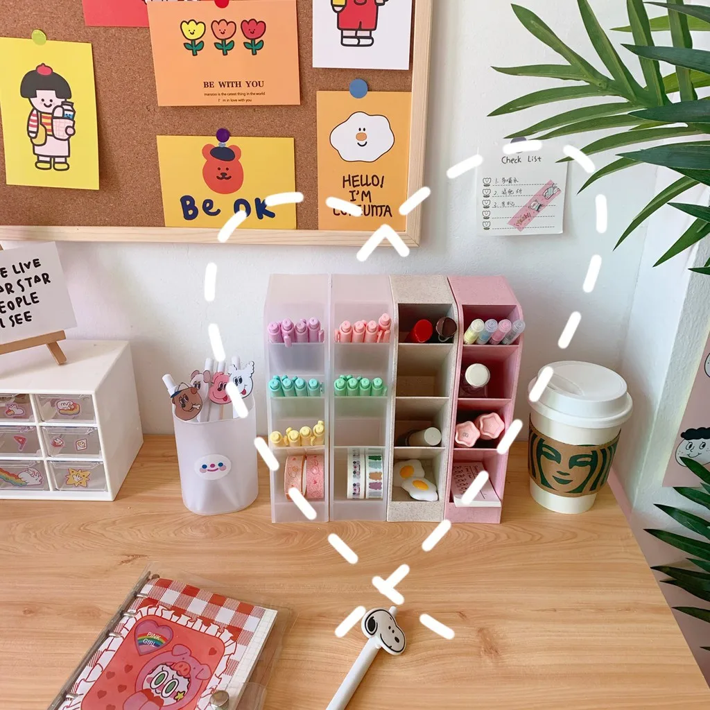 Japanese 4 Grid Pen Holder Box Office Desk Organizer Storage Box Kawaii Pen Pencil Case Cute Make Up Cosmetic Holder Plastic
Japanese 4 Grid Pen Holder Box Office Desk Organizer Storage Box Kawaii Pen Pencil Case Cute Make Up Cosmetic Holder Plastic