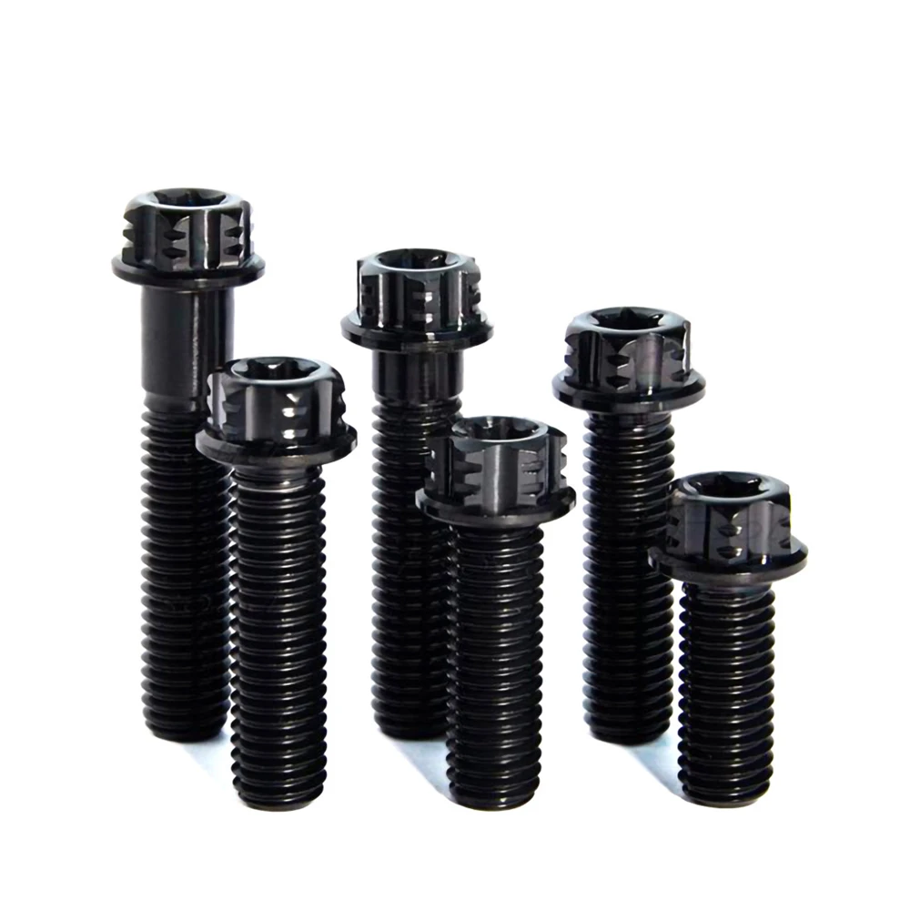 Motorcycle screw Titanium alloy screw Black M6/M8/M10×15-60mm for motorcycle modification
Motorcycle screw Titanium alloy screw Black M6/M8/M10×15-60mm for motorcycle modification