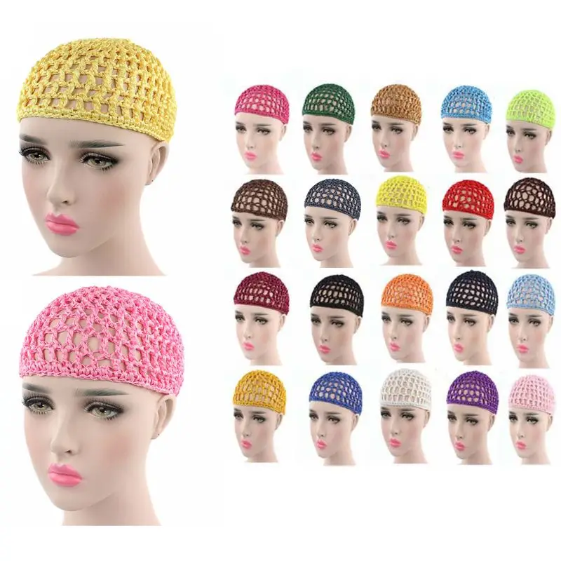 Womens Mesh Hair Net Crochet Cap Solid Color Snood Sleeping Night Cover Turban Drop Shipping
Womens Mesh Hair Net Crochet Cap Solid Color Snood Sleeping Night Cover Turban Drop Shipping