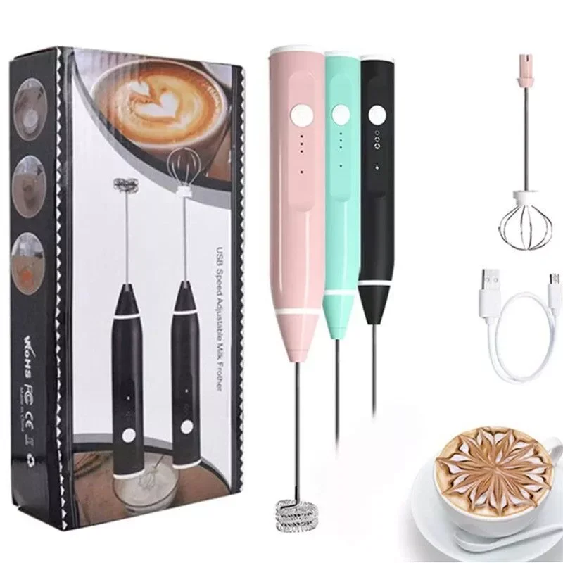 Milk Frother Handheld USB Rechargeable Electric Foam Maker 3 Speeds Drink Mixer Mini Blender for Bulletproof Coffee Latte
Milk Frother Handheld USB Rechargeable Electric Foam Maker 3 Speeds Drink Mixer Mini Blender for Bulletproof Coffee Latte
