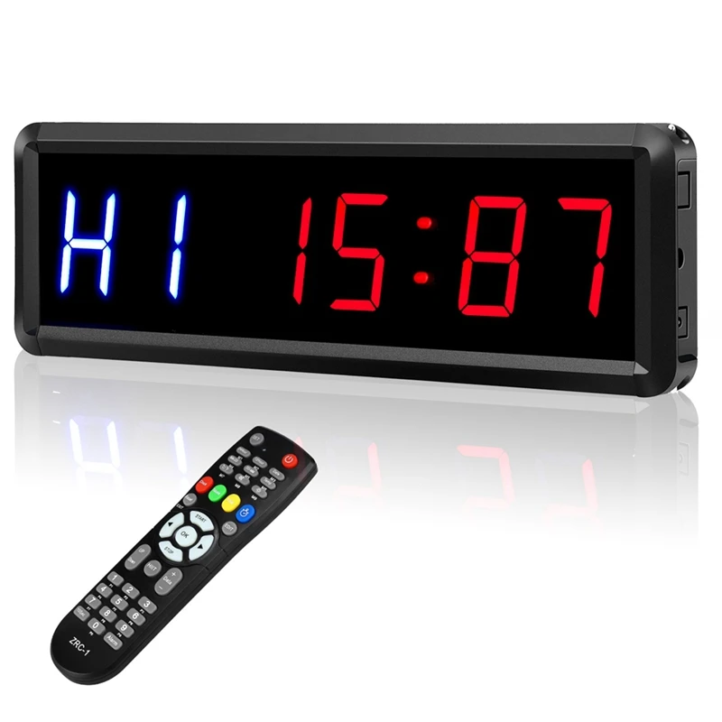 Gym Timer With Remote,LED Interval Timer Count Down/Up Clock Stopwatch For Home Gym Fitness
Gym Timer With Remote,LED Interval Timer Count Down/Up Clock Stopwatch For Home Gym Fitness
