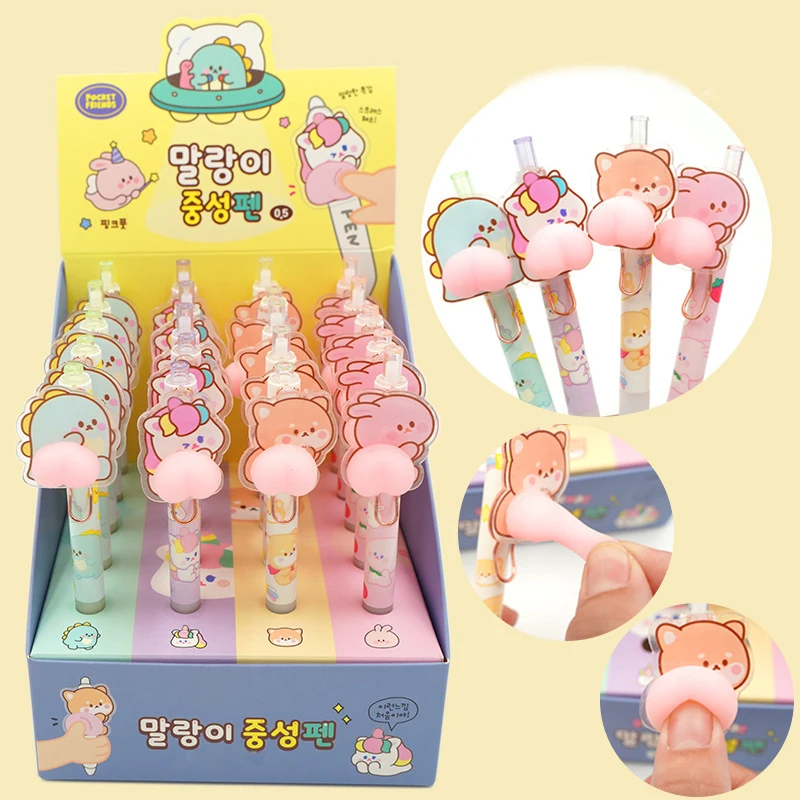 Office Korean 0.5mm School Stationery Kawaii Animals Pens Butt Press Supplies Pens Neutral Pens Cute Kids Gel Decompressed Toys
Office Korean 0.5mm School Stationery Kawaii Animals Pens Butt Press Supplies Pens Neutral Pens Cute Kids Gel Decompressed Toys