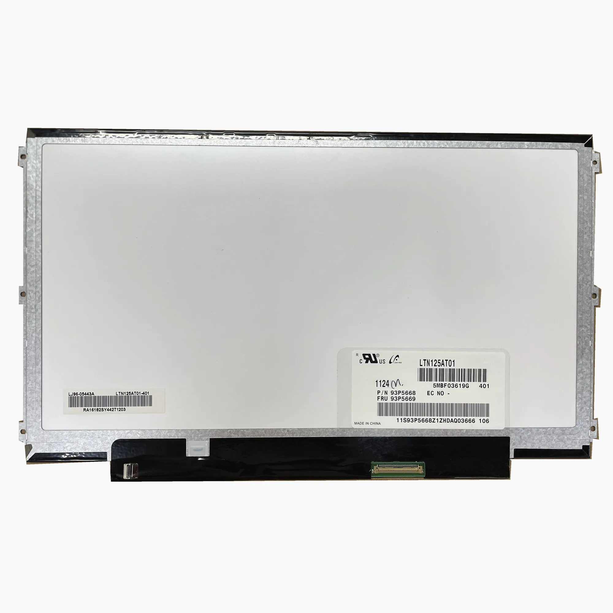 LTN125AT01 fit LP125WH2 TLB1 B125XW01 V.0 12.5'' Laptop LCD Screen Panel Matrix 1366*768 LVDS 40 Pins
LTN125AT01 fit LP125WH2 TLB1 B125XW01 V.0 12.5'' Laptop LCD Screen Panel Matrix 1366*768 LVDS 40 Pins