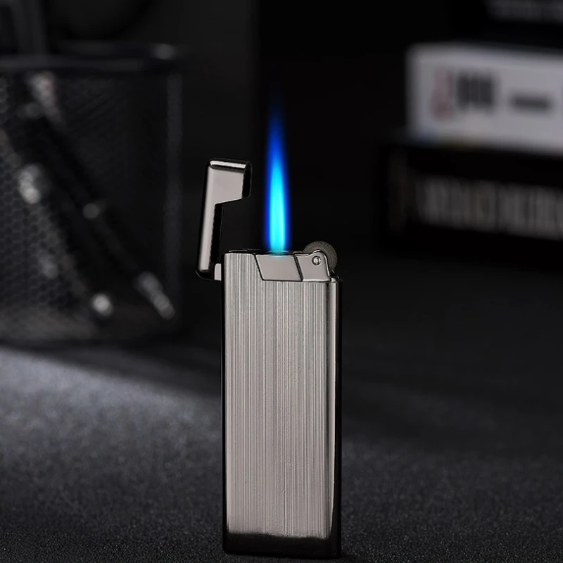 Ultra-thin Metal Grinding Wheel Straight Into The Lighter Portable Inflatable Windproof Cigarette Lighter Smoking Accessories
Ultra-thin Metal Grinding Wheel Straight Into The Lighter Portable Inflatable Windproof Cigarette Lighter Smoking Accessories