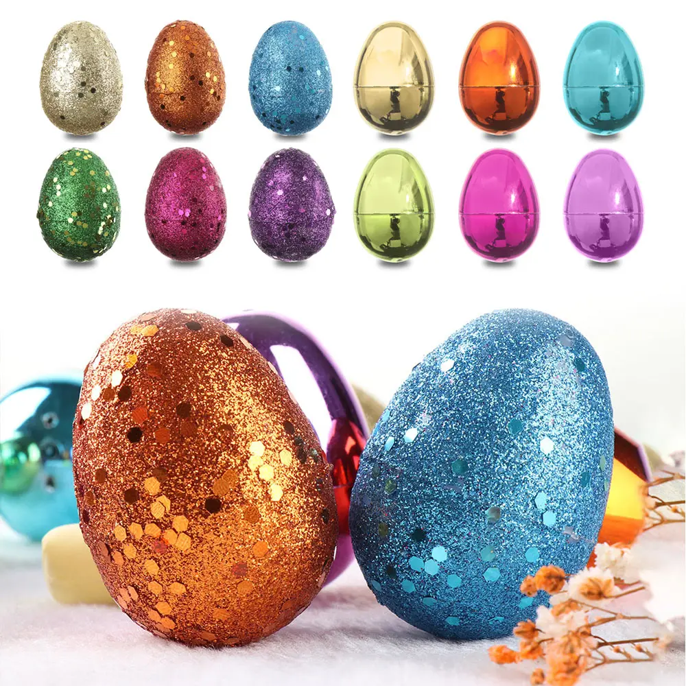1pcs Toys Accessories Decoration Hollow Party Decor Add Treats Fillable Egg Electroplate Easter Eggs Flash Powder
1pcs Toys Accessories Decoration Hollow Party Decor Add Treats Fillable Egg Electroplate Easter Eggs Flash Powder