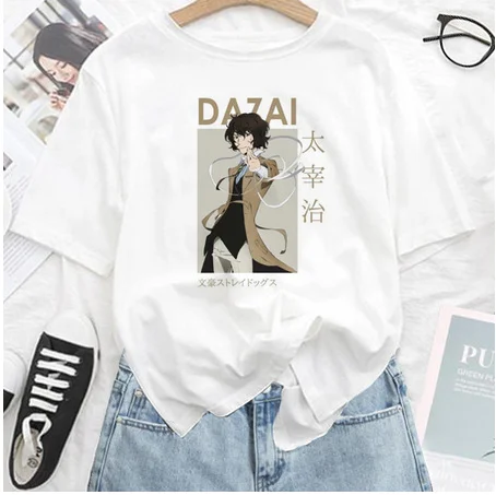 Bungo Stray Dogs Tshirt Women Men Harajuku Anime T Shirt Osamu Dazai Nakajima Atsushi Short Sleeve White Graphic T Shirts Summer
Bungo Stray Dogs Tshirt Women Men Harajuku Anime T Shirt Osamu Dazai Nakajima Atsushi Short Sleeve White Graphic T Shirts Summer