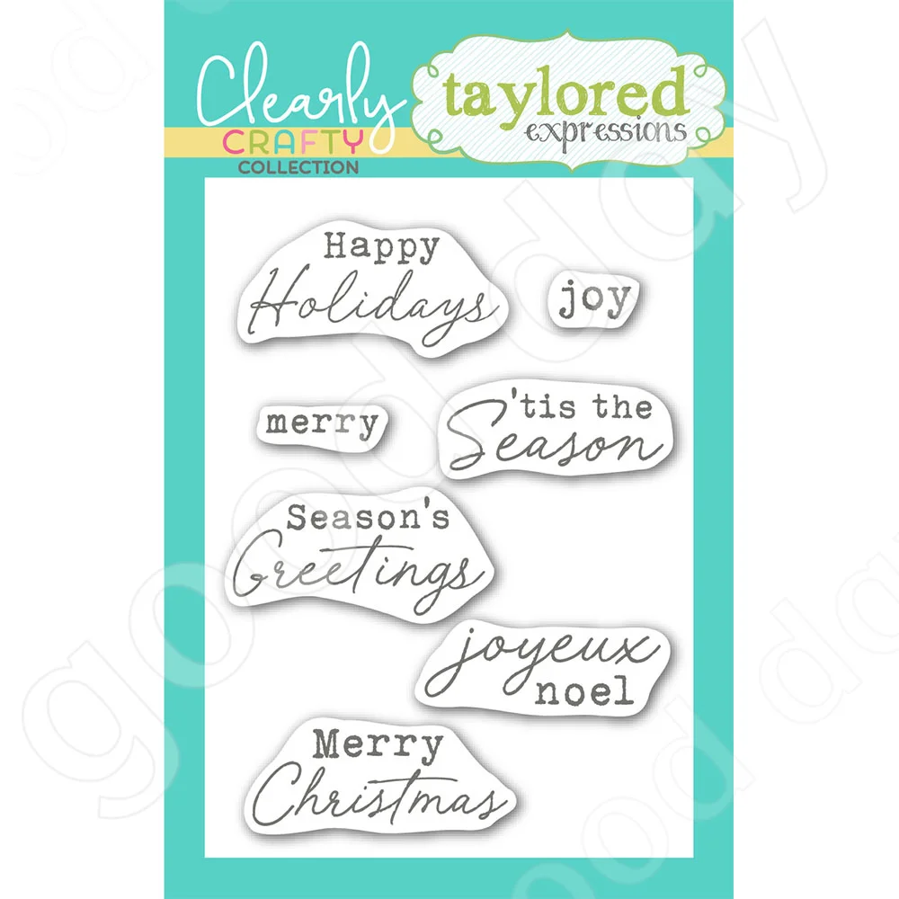 Signature Sentiments - Holiday Clear Stamps Scrapbook Diary Decoration Embossing Template Diy Greeting Card Handmade New Arrival
Signature Sentiments - Holiday Clear Stamps Scrapbook Diary Decoration Embossing Template Diy Greeting Card Handmade New Arrival