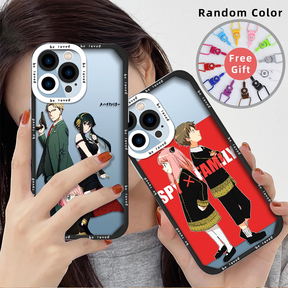 Anime SPY×FAMILY Soft Silicone Phone Case for iPhone 13 14 11 12 Pro Max Mini 7 8 Plus XS XR X Shockproof Back Cover Clear Coque 
Anime SPY×FAMILY Soft Silicone Phone Case for iPhone 13 14 11 12 Pro Max Mini 7 8 Plus XS XR X Shockproof Back Cover Clear Coque