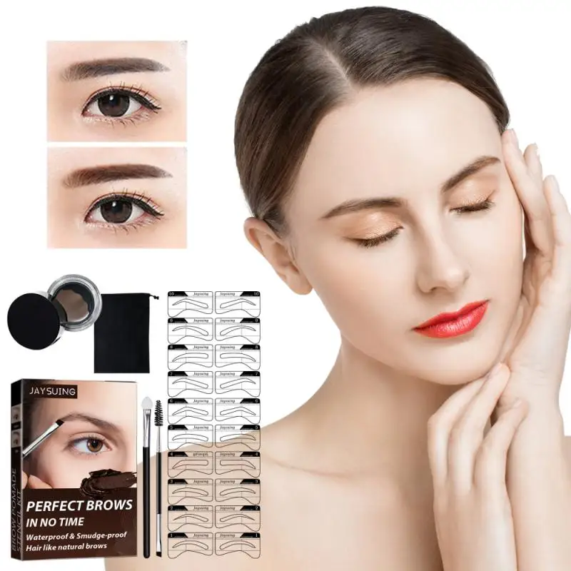 Eyebrow Set With Eyebrow Brush Easy To Color Not Easy To Smudge Waterproof And Long-lasting Makeup With10 Pairs Of Eyebrow Cards
Eyebrow Set With Eyebrow Brush Easy To Color Not Easy To Smudge Waterproof And Long-lasting Makeup With10 Pairs Of Eyebrow Cards
