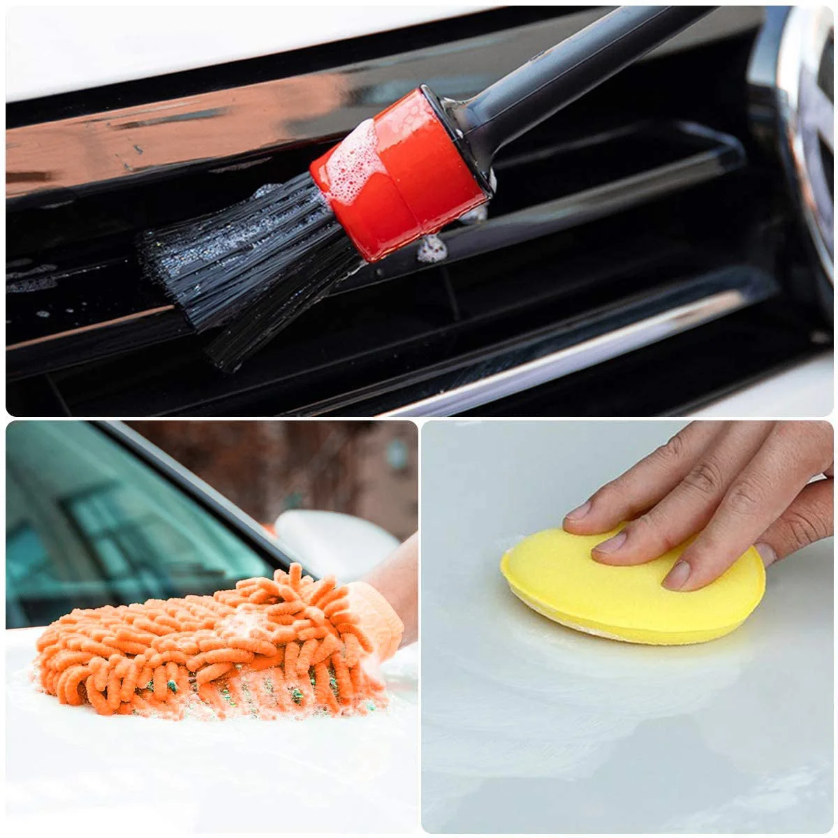 Detailing Brush Set Car Cleaning Brushes Power Scrubber Drill Brush For Car Leather Air Vents Rim Cleaning Dirt Dust Clean Tools
Detailing Brush Set Car Cleaning Brushes Power Scrubber Drill Brush For Car Leather Air Vents Rim Cleaning Dirt Dust Clean Tools
