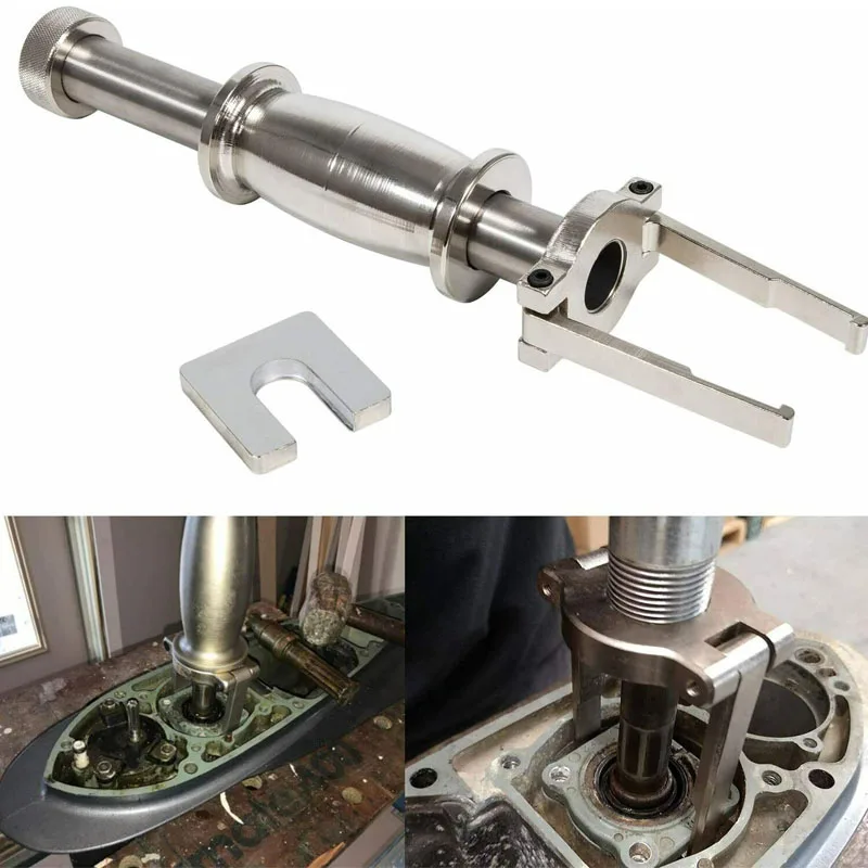 Upper Bearing Carrier Puller with MT0013 Drive Shaft Collar Adapter for Yamaha Johnson Evinrude Suzuki Honda and Mercury
Upper Bearing Carrier Puller with MT0013 Drive Shaft Collar Adapter for Yamaha Johnson Evinrude Suzuki Honda and Mercury