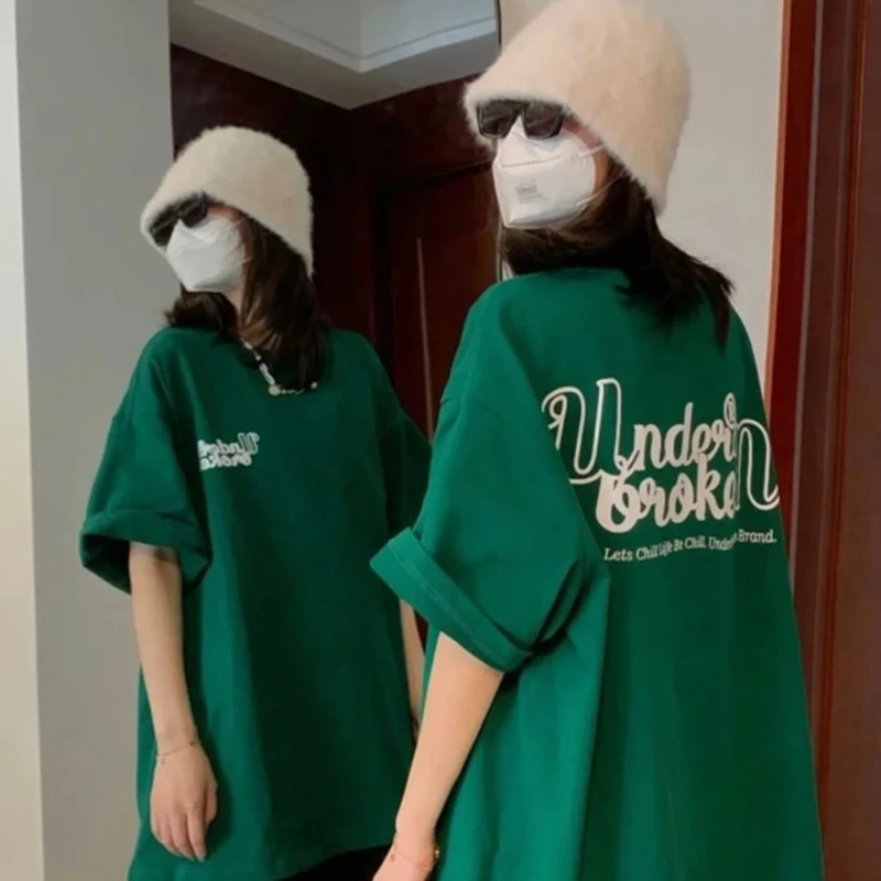 Hong Kong Style 2022 New Summer Short-Sleeved T-Shirt Women's Loose Korean Version Of The Casual Western Style Harajuku Style
Hong Kong Style 2022 New Summer Short-Sleeved T-Shirt Women's Loose Korean Version Of The Casual Western Style Harajuku Style