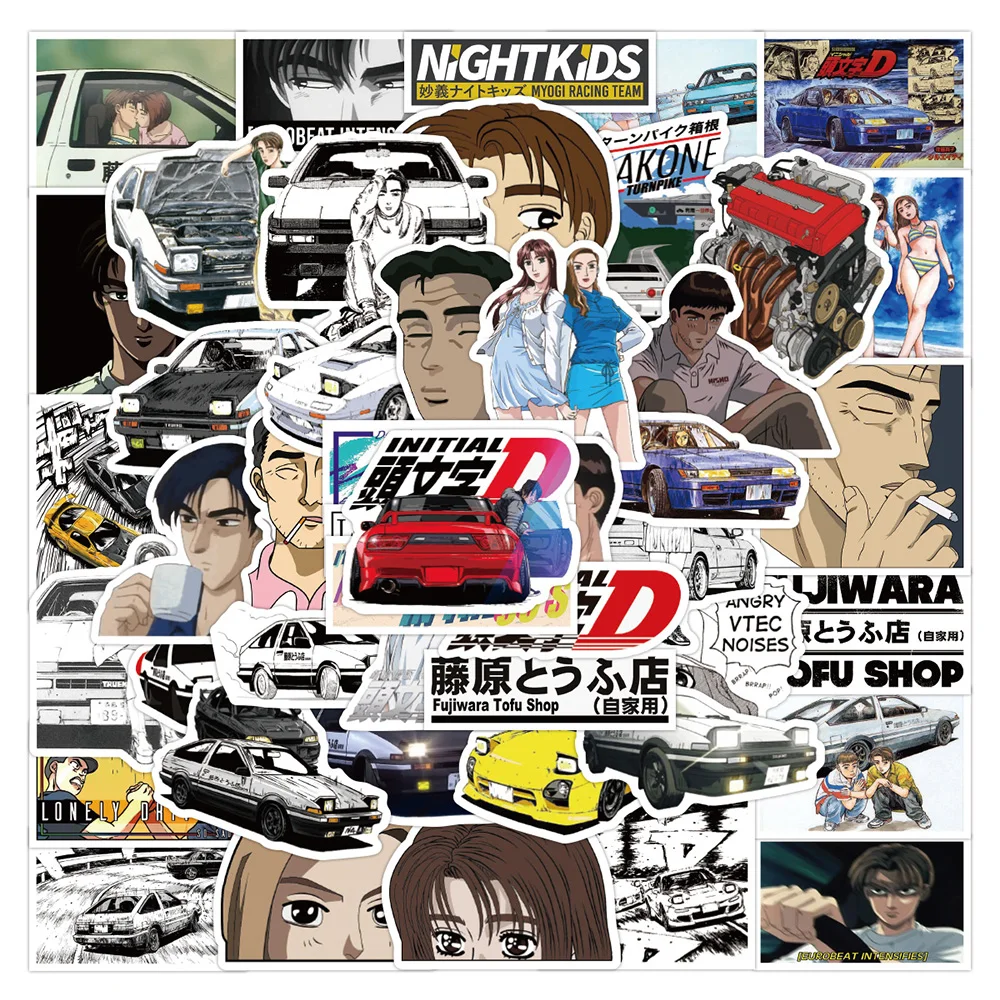 10/30/50PCS Initial D Anime Stickers for Laptop Water Bottle Skateboard Scrapbooking Waterproof Decals Sticker Packs Kid Toys
10/30/50PCS Initial D Anime Stickers for Laptop Water Bottle Skateboard Scrapbooking Waterproof Decals Sticker Packs Kid Toys
