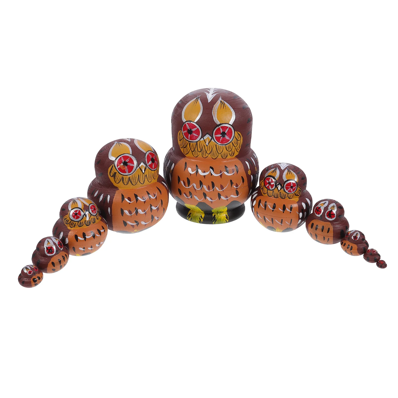 Гнездовая русская кукла Owldoll Red Eyed Brownkids из липы, матриошка, деревянный набор для Хэллоуина
Гнездовая русская кукла Owldoll Red Eyed Brownkids из липы, матриошка, деревянный набор для Хэллоуина