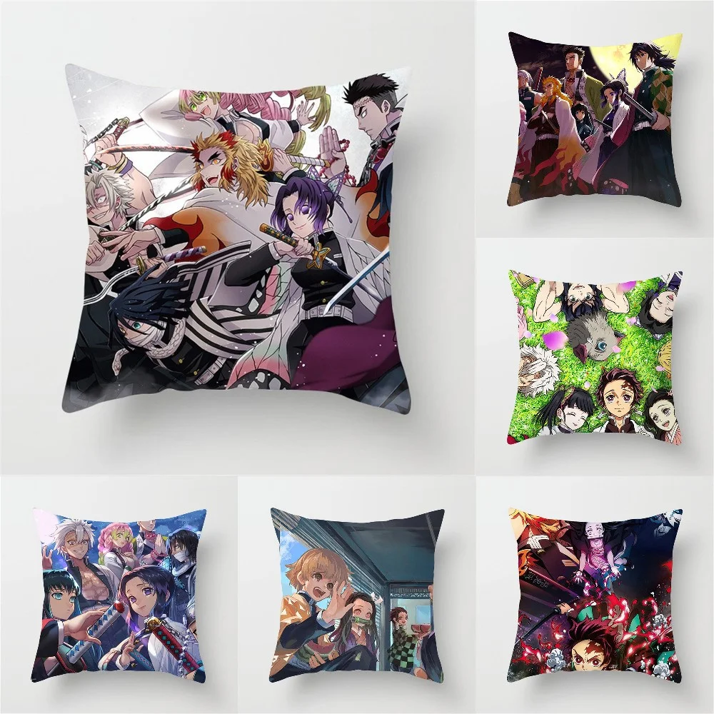 Cartoon Anime Pillowcase Demon Slayer Pillow Cover Home Decor Single-sided Printing Polyester Pillowslip Japanese Cushion Case
Cartoon Anime Pillowcase Demon Slayer Pillow Cover Home Decor Single-sided Printing Polyester Pillowslip Japanese Cushion Case